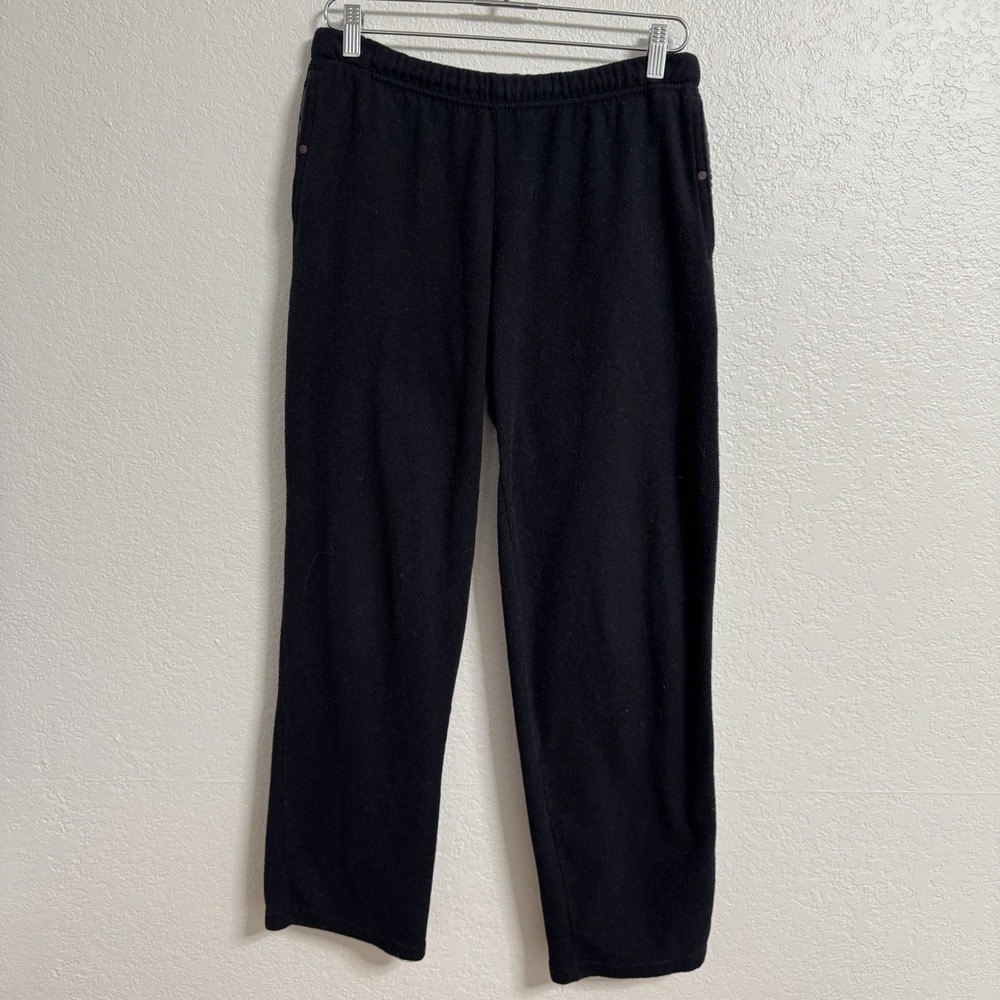 Vintage Patagonia El Cap Pants Mens Medium Black Fleece USA‎ Pull On Outdoor